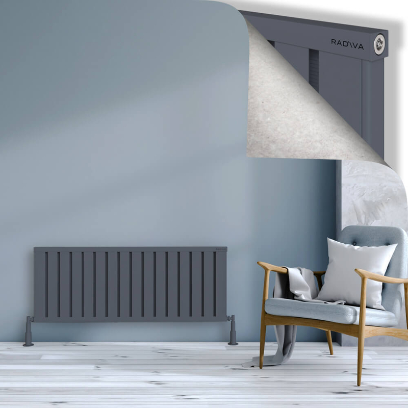 OBI Dekoratif Alüminyum Radyatör 500x1284 Antrasit