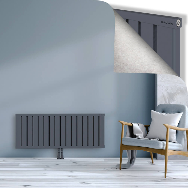 OBI Dekoratif Alüminyum Radyatör 500x1284 Antrasit