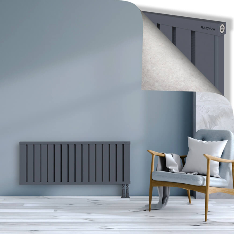 OBI Dekoratif Alüminyum Radyatör 500x1284 Antrasit