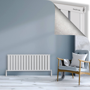 Radiva - Obi Dekoratif Alüminyum Radyatör 500x1284 Beyaz