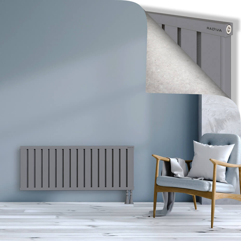OBI Dekoratif Alüminyum Radyatör 500x1284 Gri