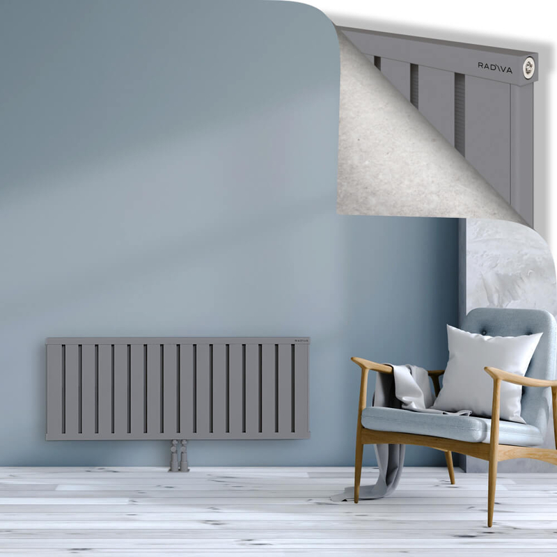 OBI Dekoratif Alüminyum Radyatör 500x1284 Gri