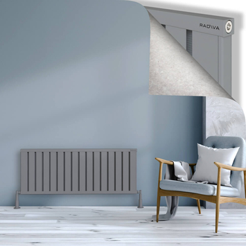 Radiva - Obi Dekoratif Alüminyum Radyatör 500x1284 Gri
