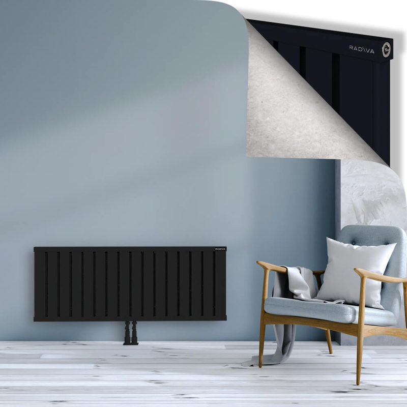 OBI Dekoratif Alüminyum Radyatör 500x1284 Siyah