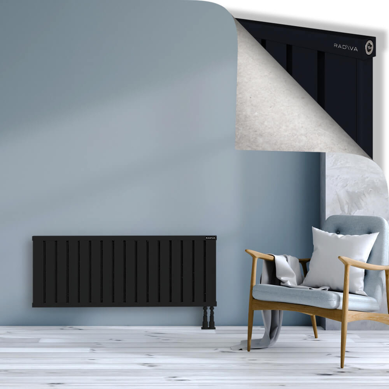 OBI Dekoratif Alüminyum Radyatör 500x1284 Siyah