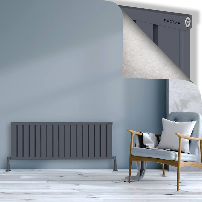 OBI Dekoratif Alüminyum Radyatör 500x1364 Antrasit