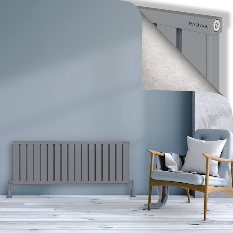 OBI Dekoratif Alüminyum Radyatör 500x1364 Gri