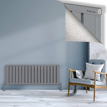 Radiva - Obi Dekoratif Alüminyum Radyatör 500x1364 Gri