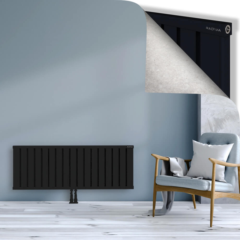 OBI Dekoratif Alüminyum Radyatör 500x1364 Siyah
