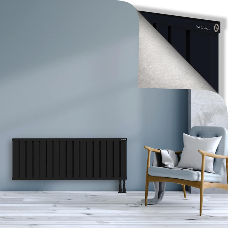 OBI Dekoratif Alüminyum Radyatör 500x1364 Siyah
