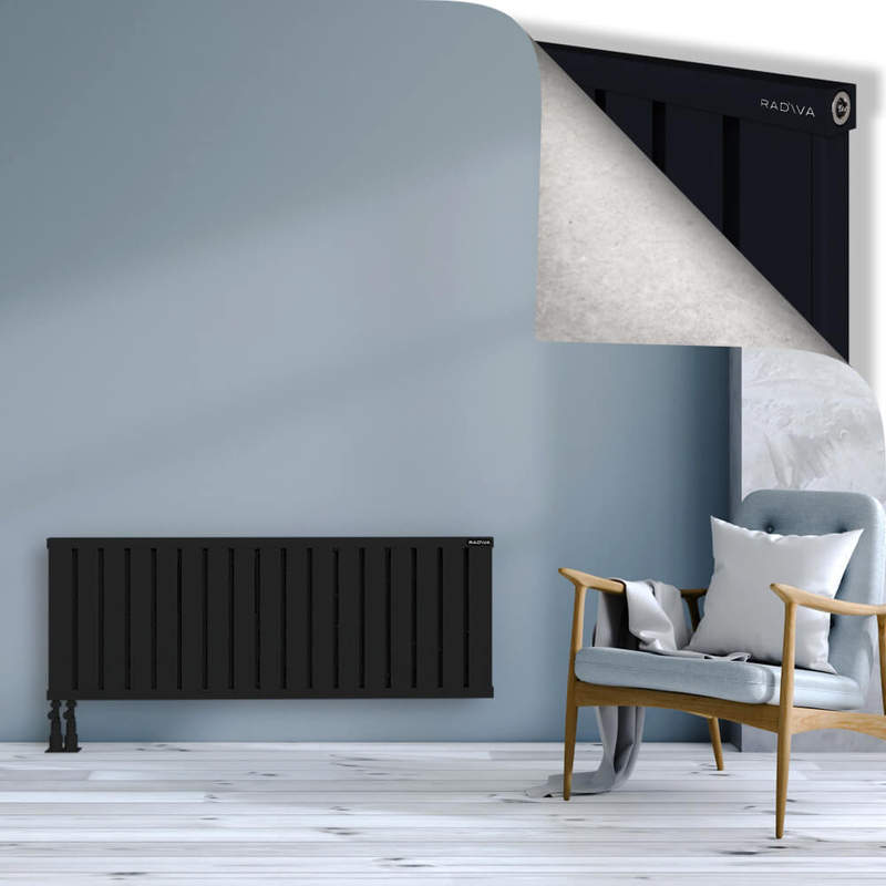 OBI Dekoratif Alüminyum Radyatör 500x1364 Siyah