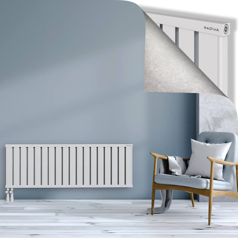 OBI Dekoratif Alüminyum Radyatör 500x1444 Beyaz