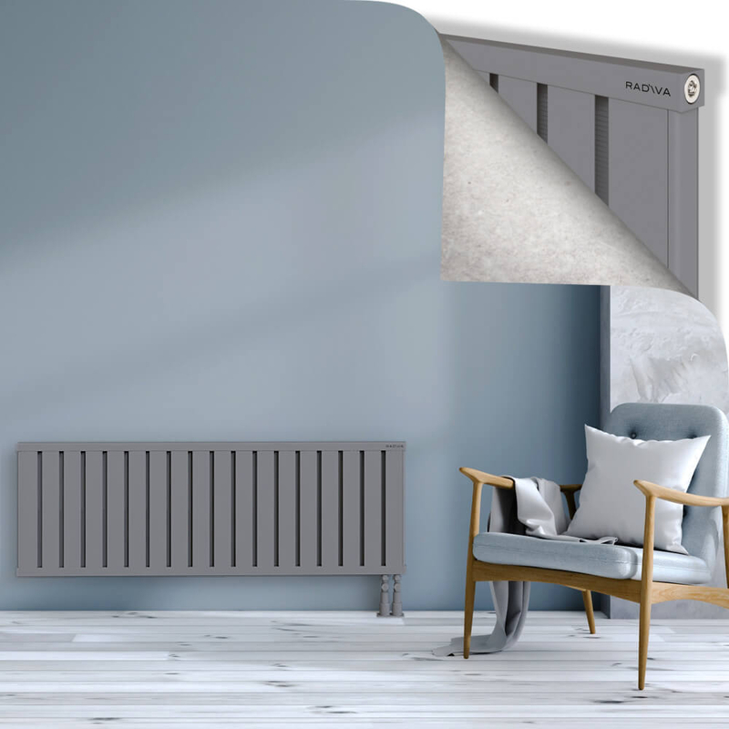 OBI Dekoratif Alüminyum Radyatör 500x1444 Gri