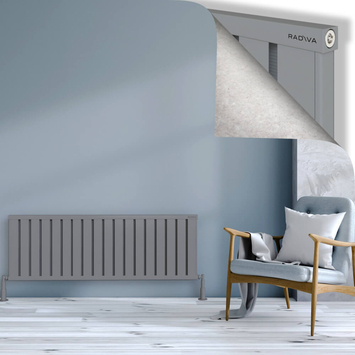 Radiva - Obi Dekoratif Alüminyum Radyatör 500x1444 Gri