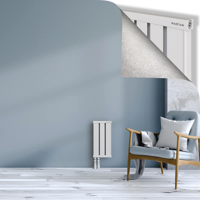 OBI Dekoratif Alüminyum Radyatör 500x244 Beyaz