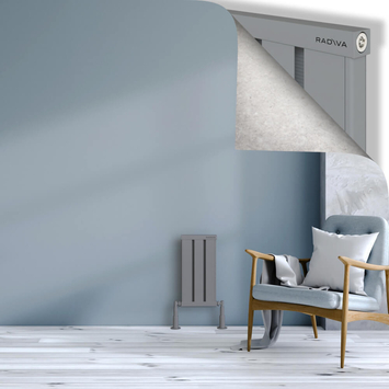 Radiva - Obi Dekoratif Alüminyum Radyatör 500x244 Gri