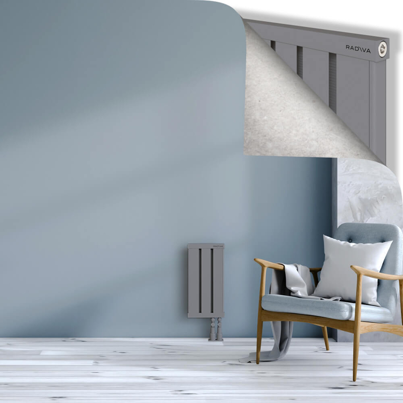 OBI Dekoratif Alüminyum Radyatör 500x244 Gri
