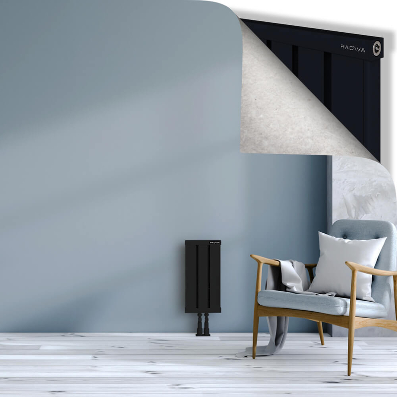 OBI Dekoratif Alüminyum Radyatör 500x244 Siyah