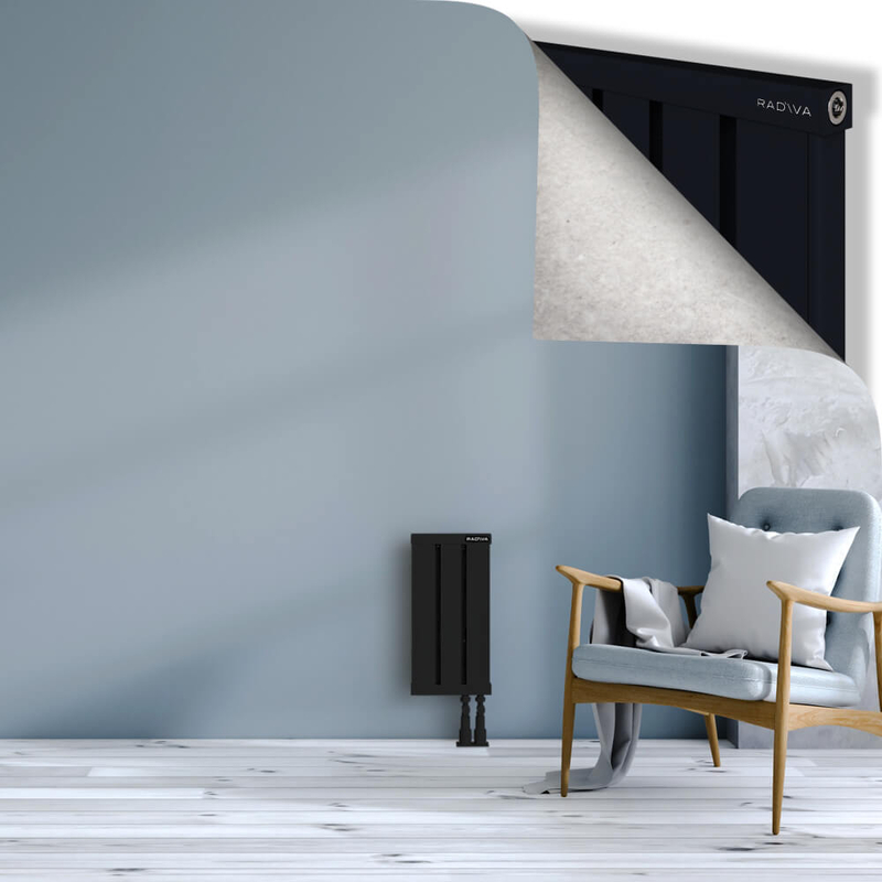 OBI Dekoratif Alüminyum Radyatör 500x244 Siyah