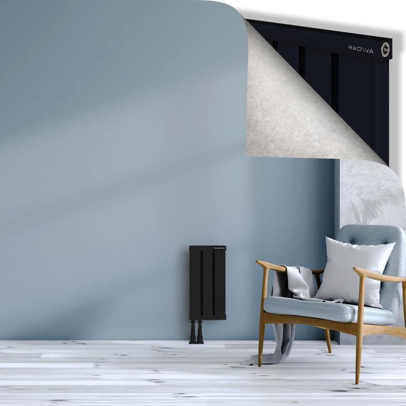 OBI Dekoratif Alüminyum Radyatör 500x244 Siyah