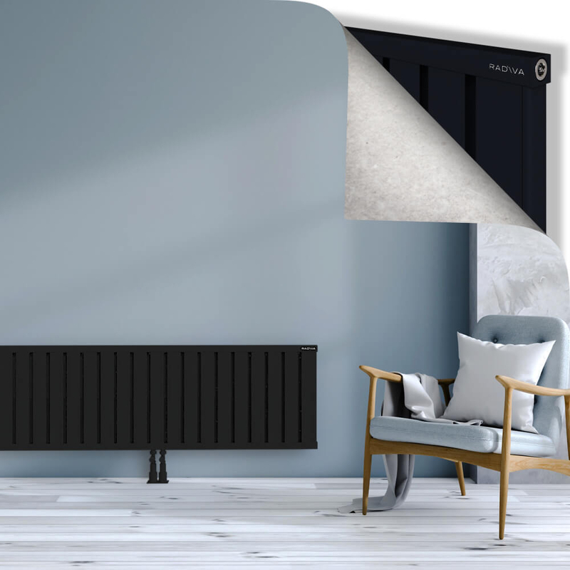 OBI Dekoratif Alüminyum Radyatör 500x2564 Siyah