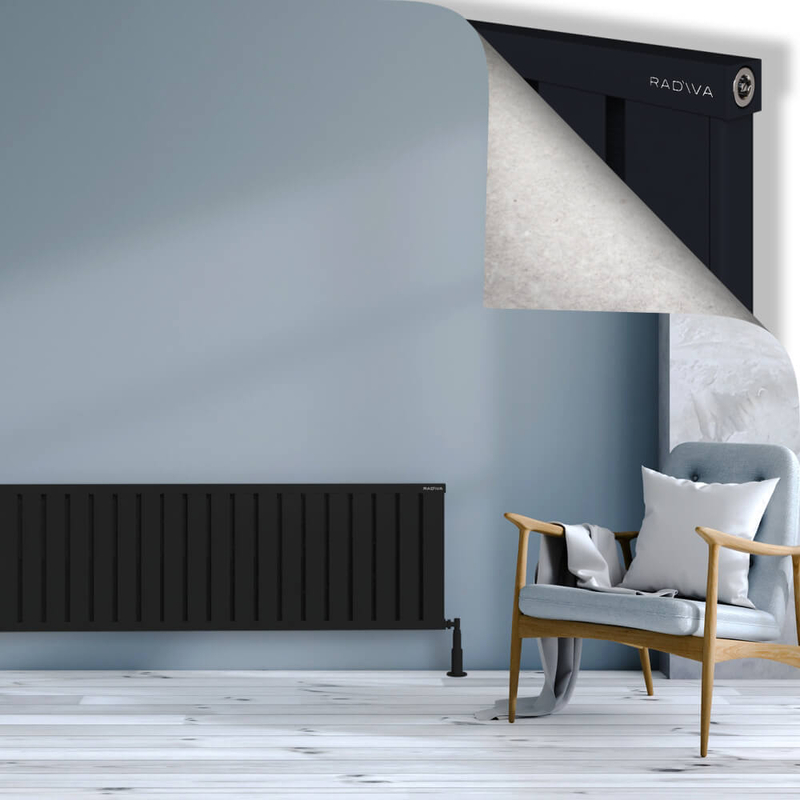 OBI Dekoratif Alüminyum Radyatör 500x2804 Siyah