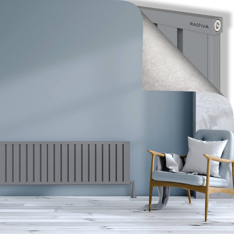 OBI Dekoratif Alüminyum Radyatör 500x2884 Gri