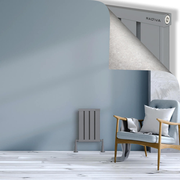 Radiva - Obi Dekoratif Alüminyum Radyatör 500x324 Gri