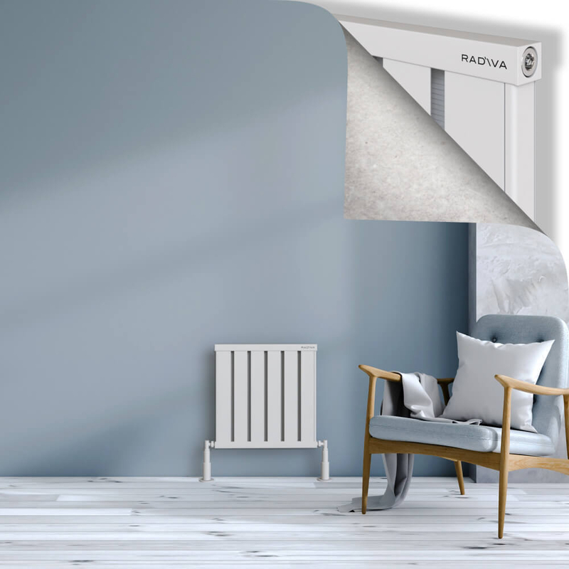 OBI Dekoratif Alüminyum Radyatör 500x484 Beyaz