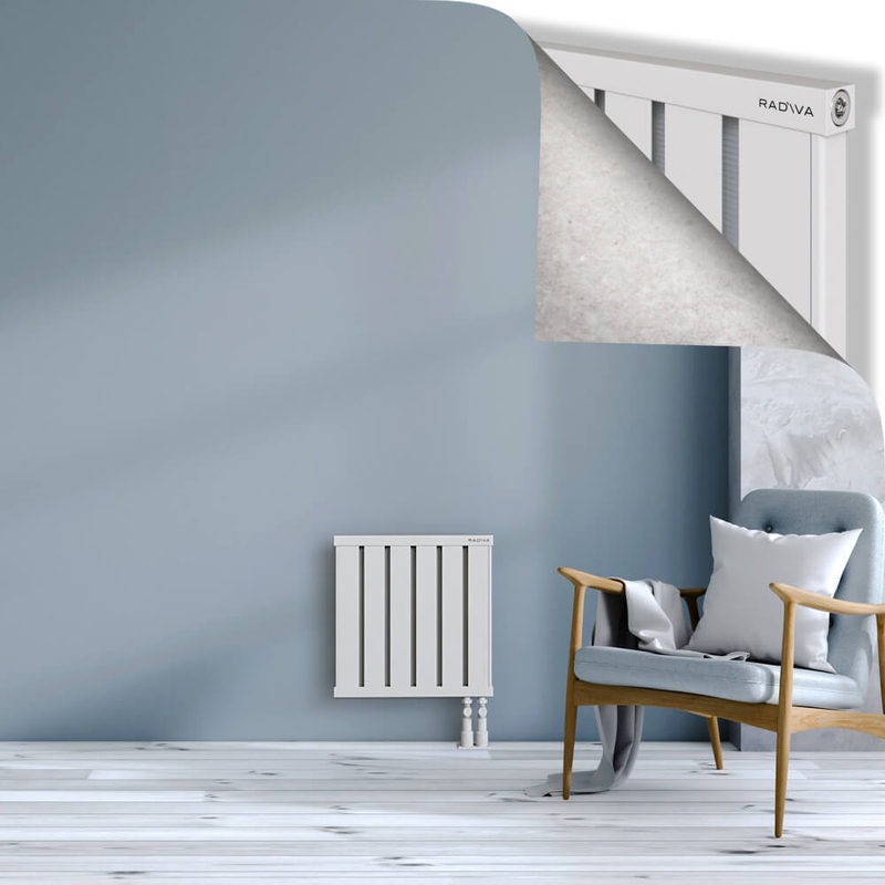 OBI Dekoratif Alüminyum Radyatör 500x484 Beyaz