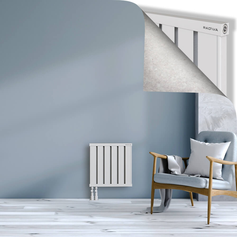 OBI Dekoratif Alüminyum Radyatör 500x484 Beyaz