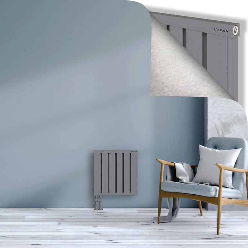 OBI Dekoratif Alüminyum Radyatör 500x484 Gri