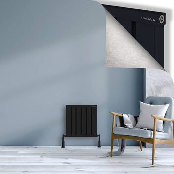 Radiva - Obi Dekoratif Alüminyum Radyatör 500x484 Siyah