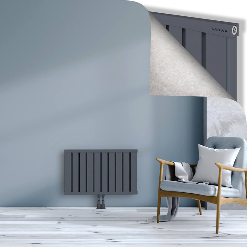 OBI Dekoratif Alüminyum Radyatör 500x804 Antrasit