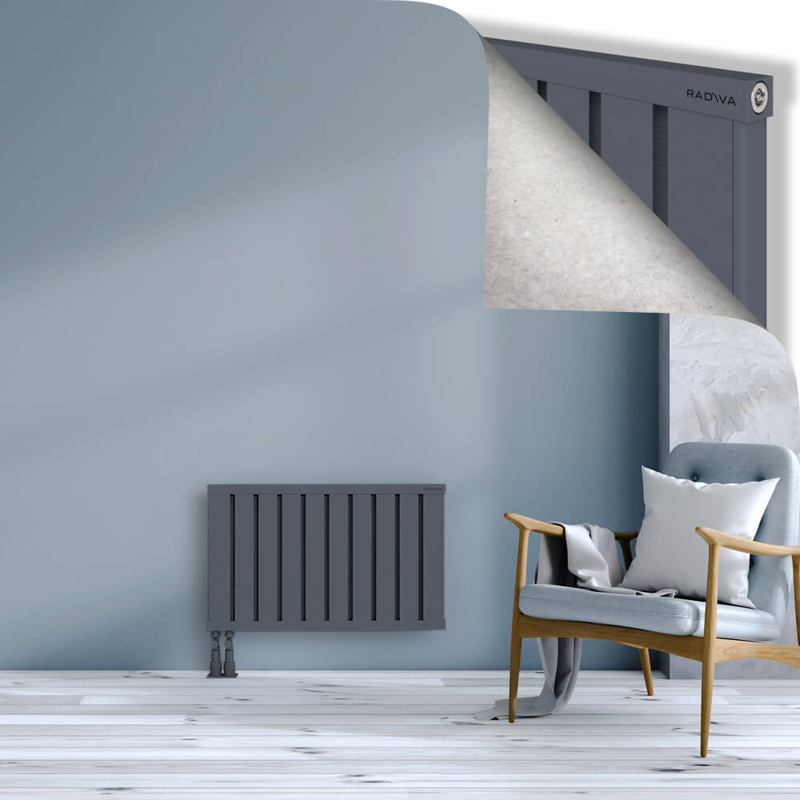 OBI Dekoratif Alüminyum Radyatör 500x804 Antrasit
