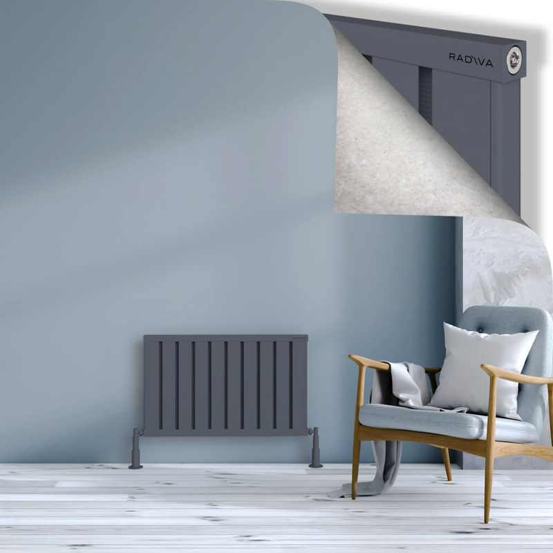 OBI Dekoratif Alüminyum Radyatör 500x804 Antrasit