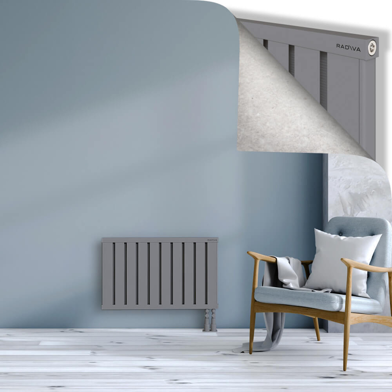 OBI Dekoratif Alüminyum Radyatör 500x804 Gri