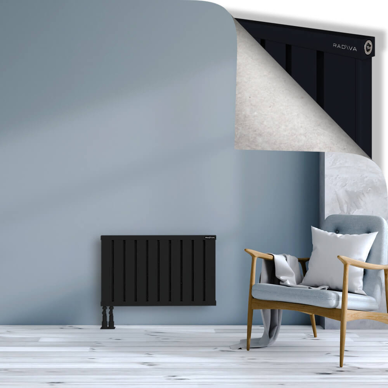 OBI Dekoratif Alüminyum Radyatör 500x804 Siyah