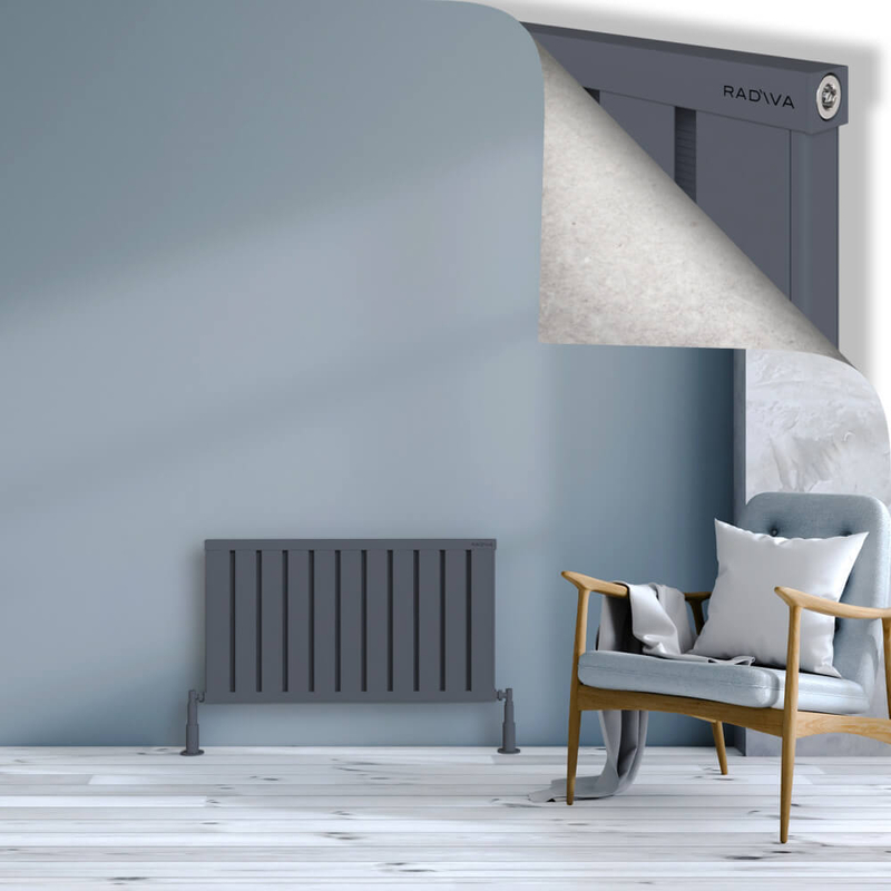 OBI Dekoratif Alüminyum Radyatör 500x884 Antrasit