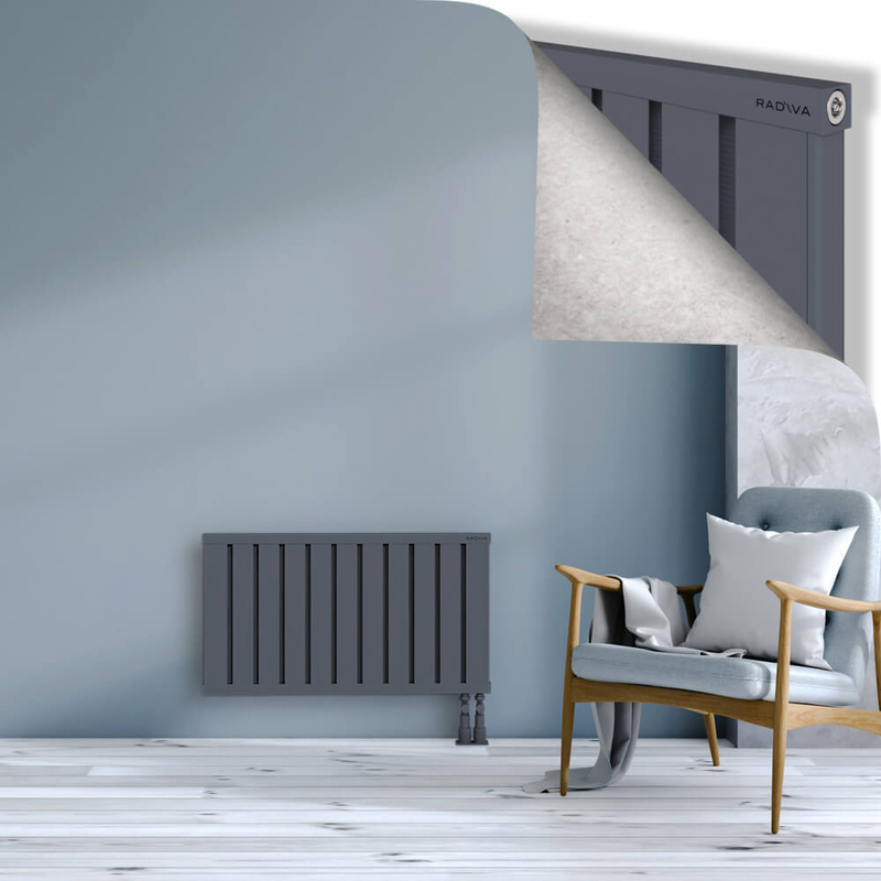 OBI Dekoratif Alüminyum Radyatör 500x884 Antrasit