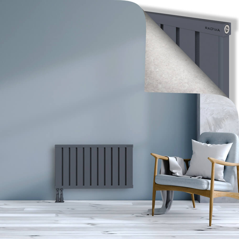 OBI Dekoratif Alüminyum Radyatör 500x884 Antrasit