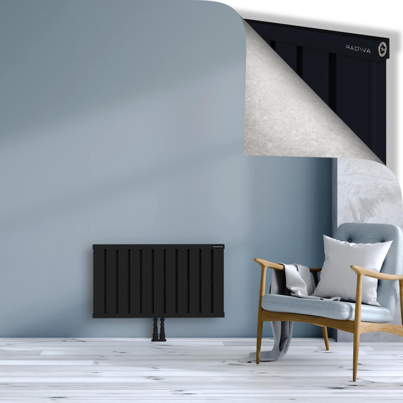 OBI Dekoratif Alüminyum Radyatör 500x884 Siyah