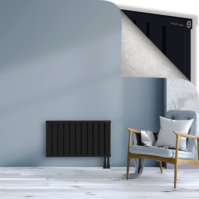 OBI Dekoratif Alüminyum Radyatör 500x884 Siyah