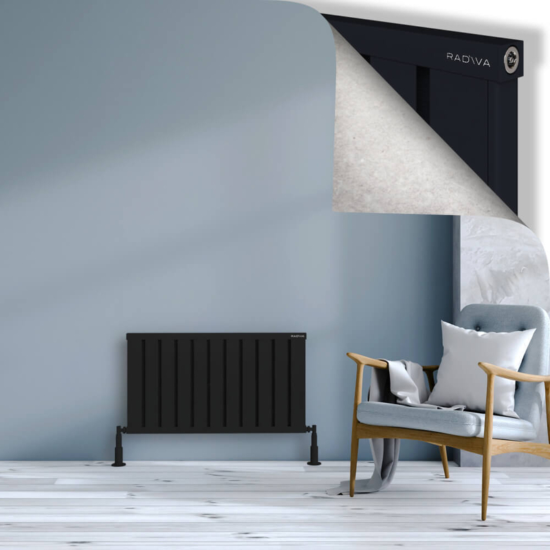 OBI Dekoratif Alüminyum Radyatör 500x884 Siyah