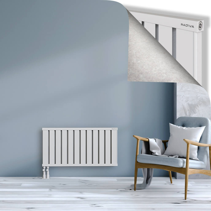OBI Dekoratif Alüminyum Radyatör 500x964 Beyaz