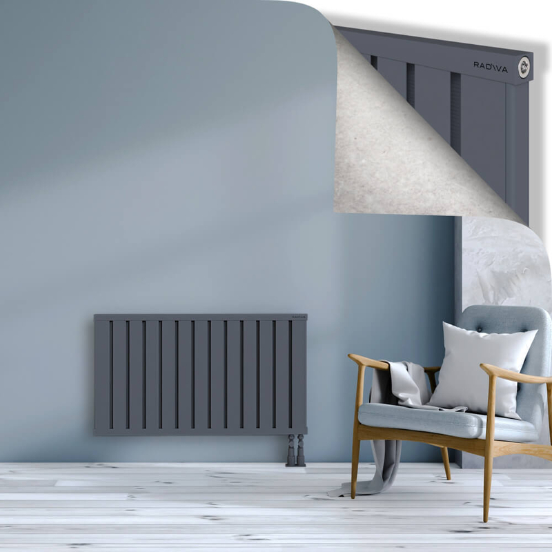 OBI Dekoratif Alüminyum Radyatör 600x1044 Antrasit