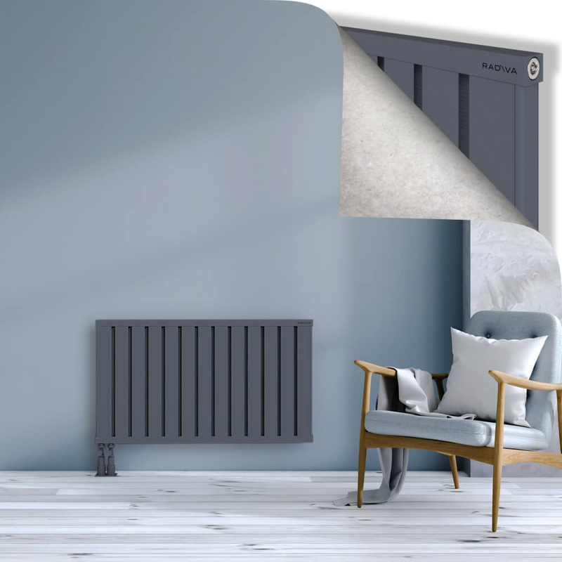 OBI Dekoratif Alüminyum Radyatör 600x1044 Antrasit