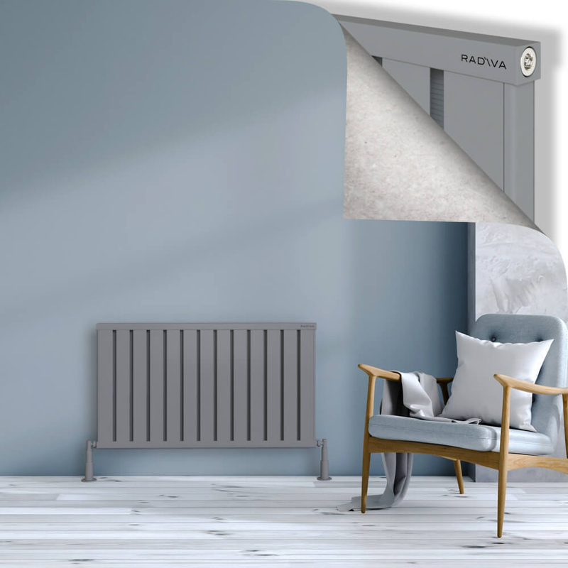 OBI Dekoratif Alüminyum Radyatör 600x1044 Gri