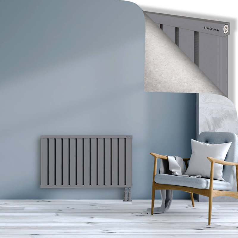 OBI Dekoratif Alüminyum Radyatör 600x1044 Gri