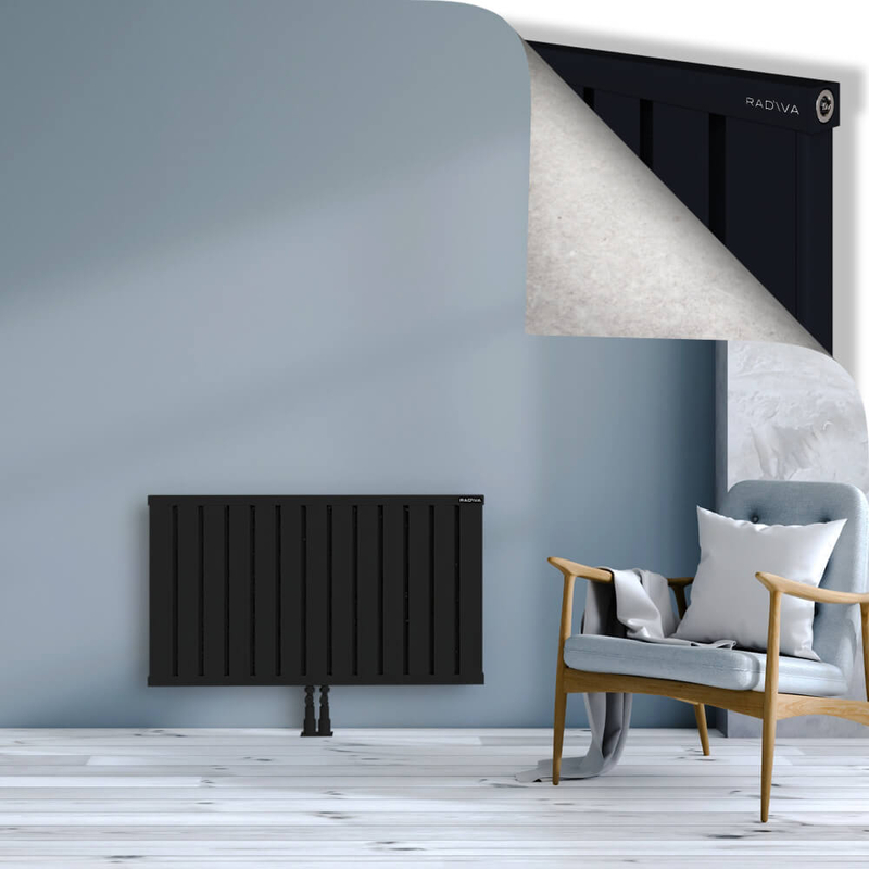 OBI Dekoratif Alüminyum Radyatör 600x1044 Siyah